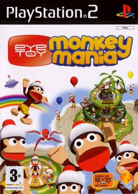EyeToy - Saru EyeToy - Oosawagi! Ukkiuki Game Tenkomori!! (China)